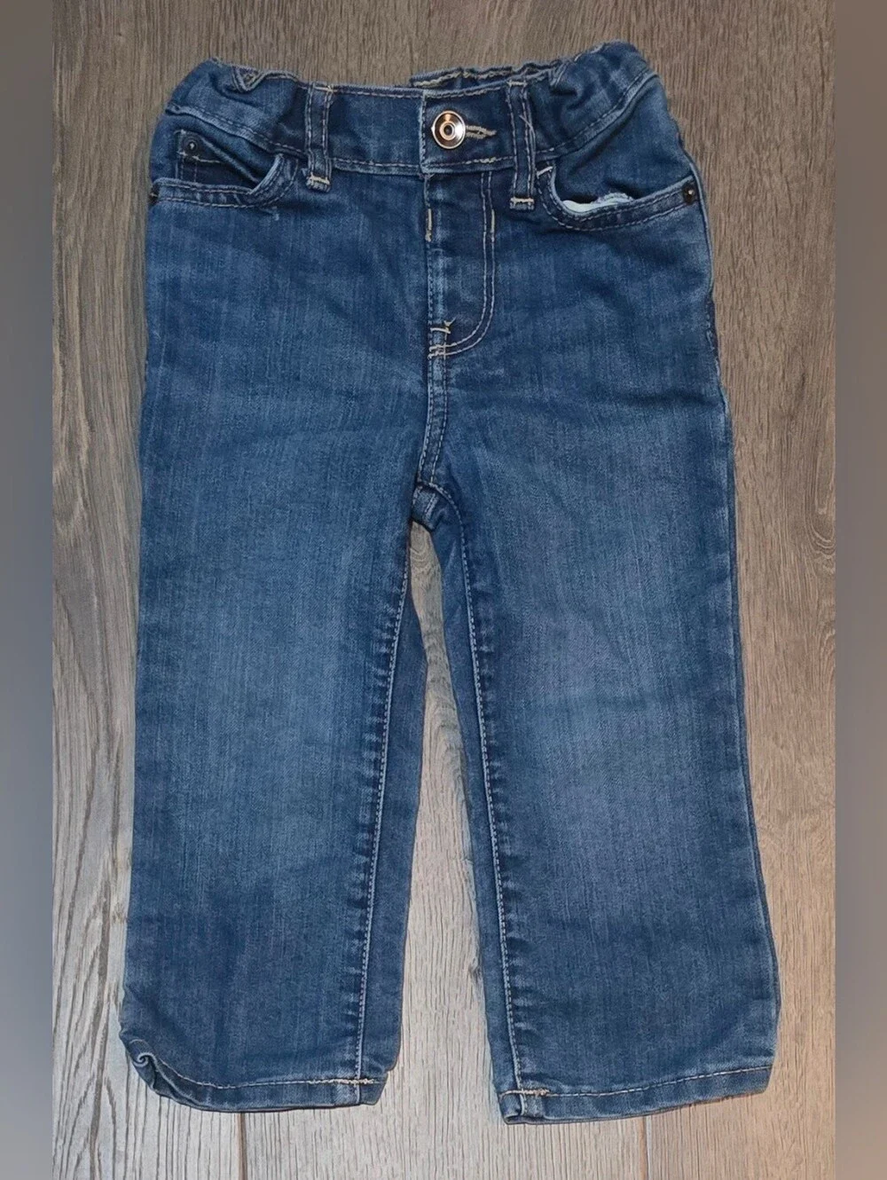 Childrens Place Lot Of 4 2 Bootcut Adjustable Waist Jeans & 2 Active Wear Shorts